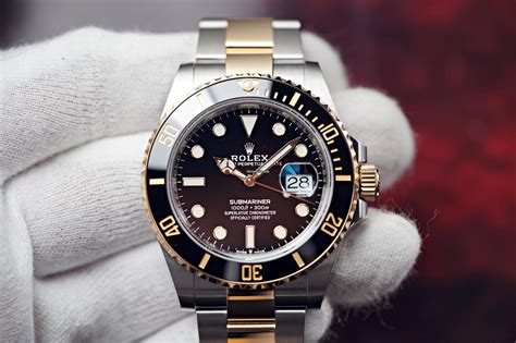 rolex submariner 41mm two tone black|2022 new Rolex 41mm submariner.